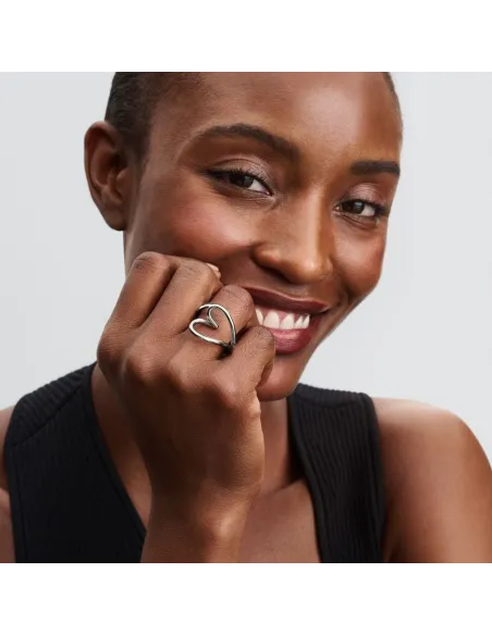 PANDORA | Organisk Formet Hjertering PANDORA | Organisk Formet Hjertering