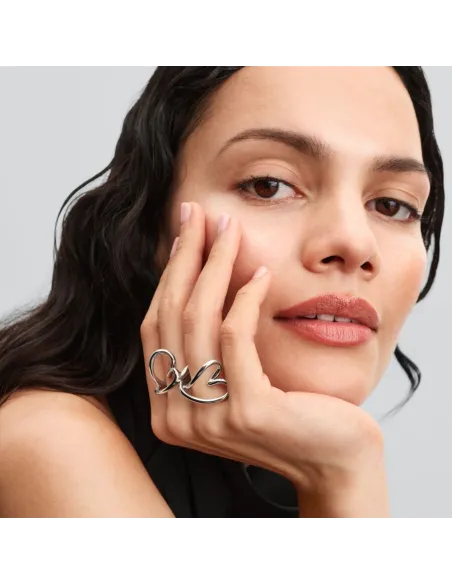 PANDORA | Organisk Formet Hjertering PANDORA | Organisk Formet Hjertering