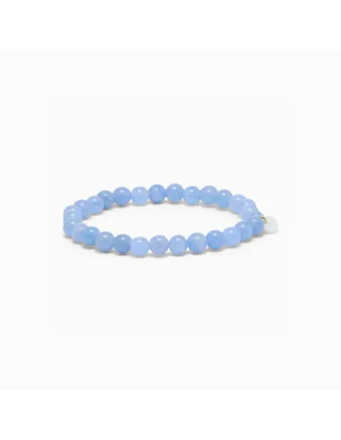 SOÏ | Aquamarin | Krystal armbånd 6 mm