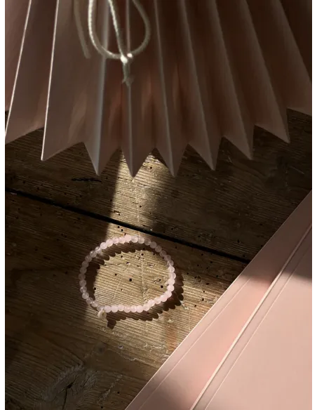 SOÏ | Rosakvarts | Krystal armbånd 6 mm