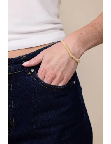 SOÏ | Gul Jade | Krystal armbånd 6mm