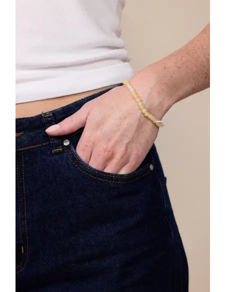 SOÏ | Gul Jade | Krystal armbånd 6mm