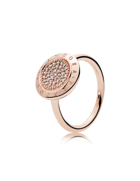 PANDORA | PANDORA Rose logoring med klar cubic zirconia PANDORA | PANDORA Rose logoring med klar cubic zirconia