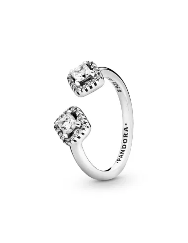 PANDORA | Sterling sølv åben ring med klar cubic zirconia