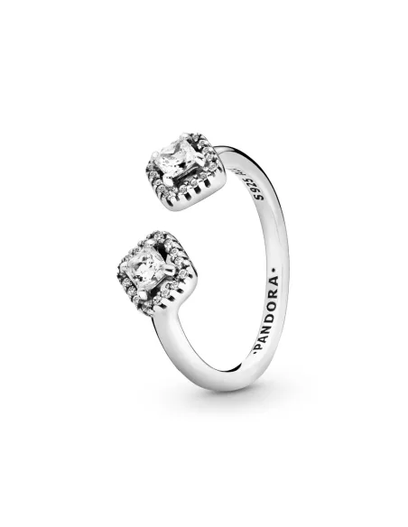 PANDORA | Sterling sølv åben ring med klar cubic zirconia PANDORA | Sterling sølv åben ring med klar cubic zirconia