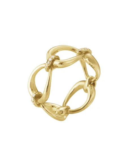 GEORG JENSEN | Offspring guld ring m. diamanter GEORG JENSEN | Offspring guld ring m. diamanter