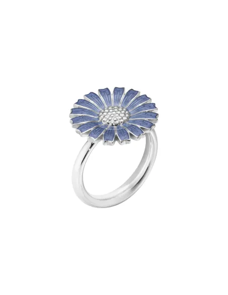 GEORG JENSEN | RING BLÅ EMALJE SØLV GEORG JENSEN | RING BLÅ EMALJE SØLV