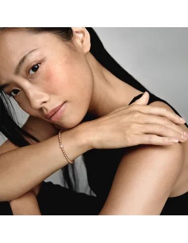 PANDORA | Kugle- og Pavéindfattet Armbånd