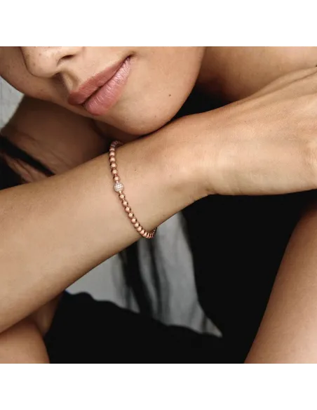 PANDORA | Kugle- og Pavéindfattet Armbånd PANDORA | Kugle- og Pavéindfattet Armbånd