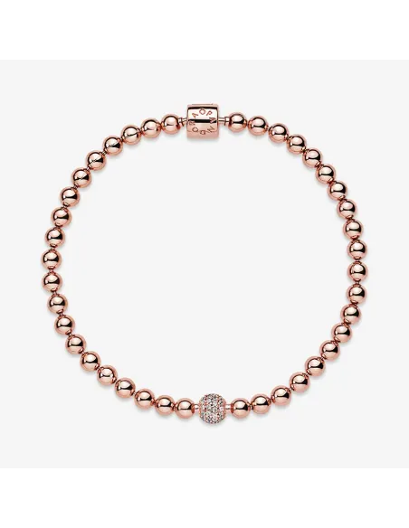 PANDORA | Kugle- og Pavéindfattet Armbånd PANDORA | Kugle- og Pavéindfattet Armbånd