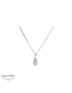 AQUA DULCE | PAVÉ NECKLACE | SILVER