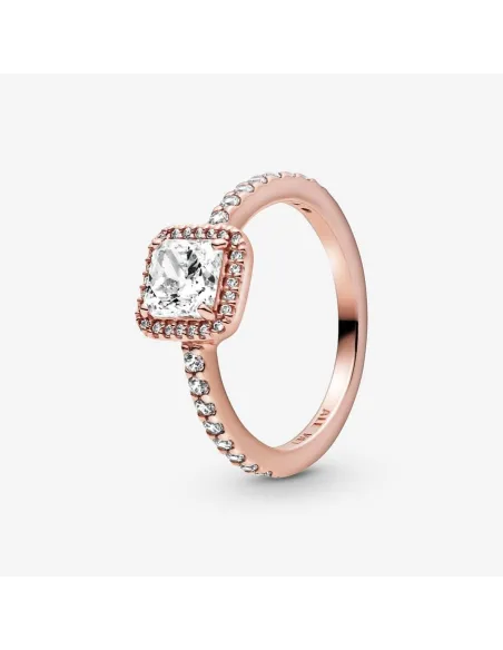 PANDORA | Kvadratisk Funklende Halo Ring PANDORA | Kvadratisk Funklende Halo Ring