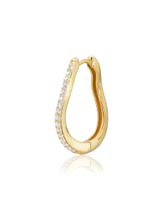 Alura | Garce Hoop 09 Sølv Forgyldt