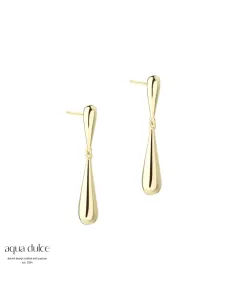 AQUA DULCE | SHINY DROP EARSTUD | GOLDEN