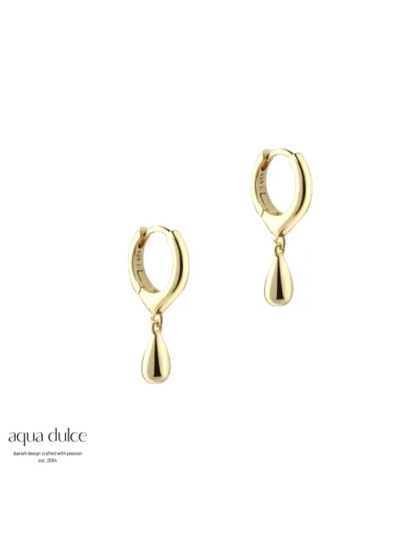 AQUA DULCE | SHINY DROP HOOP | GOLDEN AQUA DULCE | SHINY DROP HOOP | GOLDEN