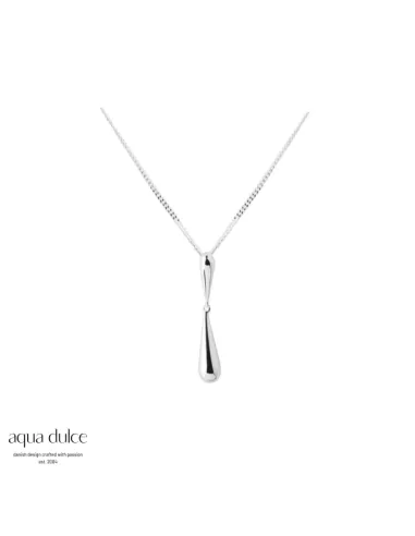 AQUA DULCE | SHINY DROPS NECKLACE | SILVER