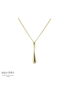 AQUA DULCE | SHINY DROP NECKLACE | GOLDEN
