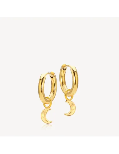 SISTIE 2ND | Sirena Hoops - Creoler Forgyldt