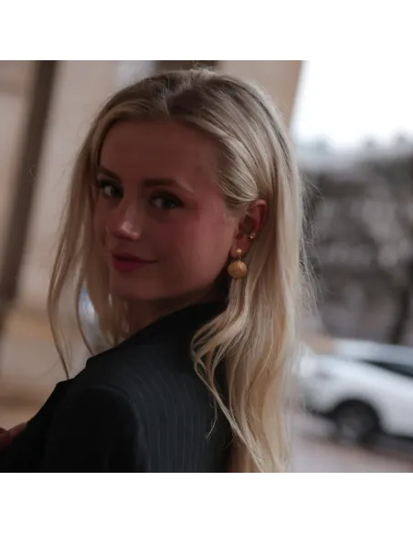 SISTIE 2ND | Sirena - Øreringe Forgyldt SISTIE 2ND | Sirena - Øreringe Forgyldt