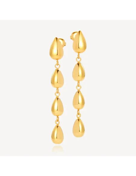 SISTIE 2ND | Drop - Øreringe Forgyldt