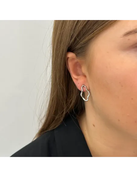 SISTIE 2ND | Wavy - Ørestikker Stål SISTIE 2ND | Wavy - Ørestikker Stål