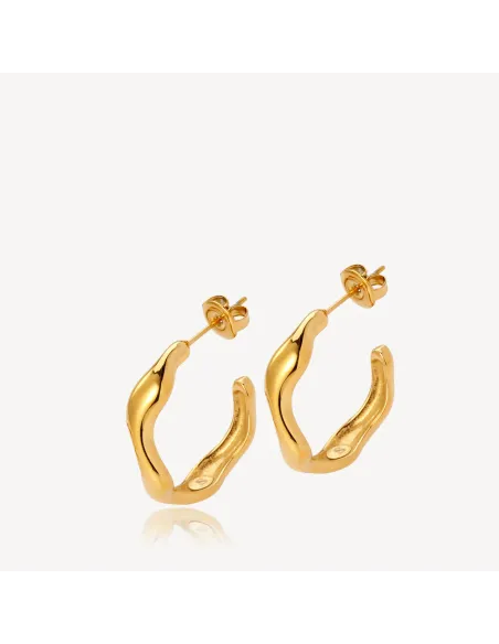 SISTIE 2ND | Wavy - Creoler Forgyldt SISTIE 2ND | Wavy - Creoler Forgyldt