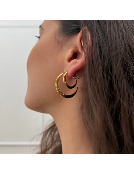 SISTIE 2ND | Lux - Creoler Forgyldt SISTIE 2ND | Lux - Creoler Forgyldt