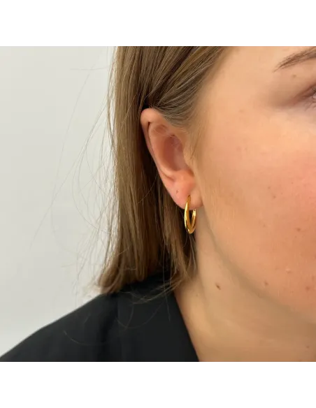 SISTIE 2ND | Lux - Creoler Forgyldt SISTIE 2ND | Lux - Creoler Forgyldt