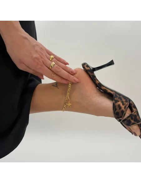 SISTIE 2ND | Sirena - Ankelkæde Forgyldt SISTIE 2ND | Sirena - Ankelkæde Forgyldt