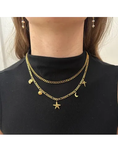 SISTIE 2ND | Panzer - Halskæde Forgyldt