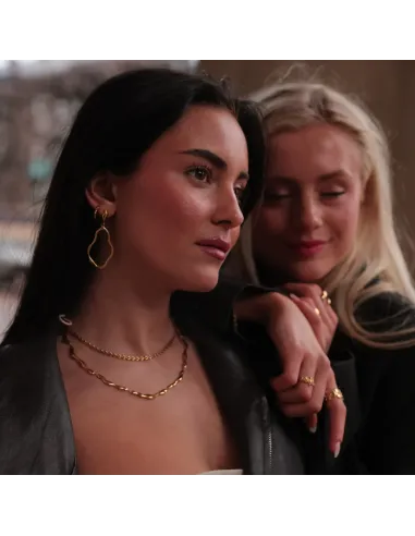 SISTIE 2ND | Wavy - Halskæde Forgyldt