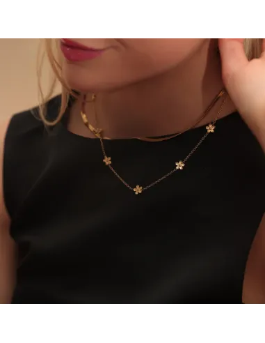 SISTIE 2ND | Camellia - Halskæde Forgyldt