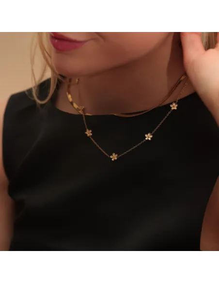 SISTIE 2ND | Camellia - Halskæde Forgyldt SISTIE 2ND | Camellia - Halskæde Forgyldt