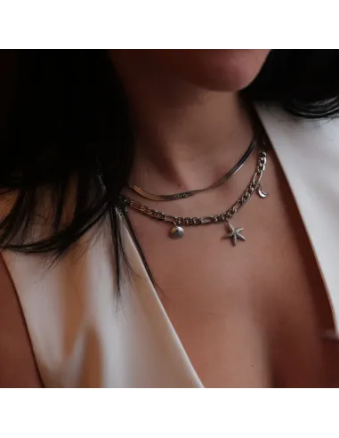 SISTIE 2ND | Snake - Halskæde Stål