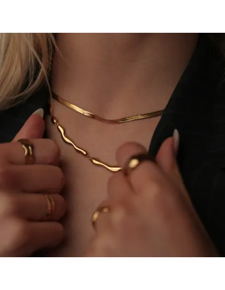 SISTIE 2ND | Snake - Halskæde Forgyldt SISTIE 2ND | Snake - Halskæde Forgyldt