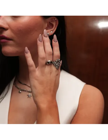 SISTIE 2ND | Wavy - Ring Stål