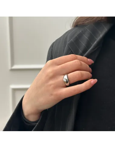 SISTIE 2ND | Wavy - Ring Stål