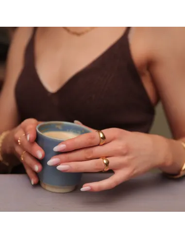 SISTIE 2ND | Wavy - Ring Forgyldt