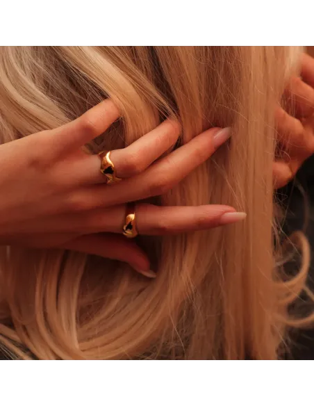 SISTIE 2ND | Wavy - Ring Forgyldt SISTIE 2ND | Wavy - Ring Forgyldt