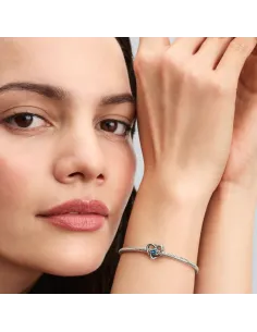 PANDORA | Sammenflettet Hjerte & Sten Charm for UNICEF 2