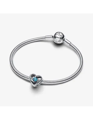 PANDORA | Sammenflettet Hjerte & Sten Charm for UNICEF