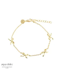 AQUA DULCE | CURVE BOW BRACELET