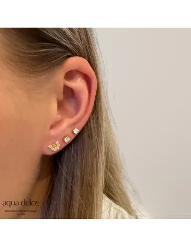 AQUA DULCE | TINY BUTTERFLY EARSTUD