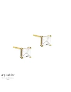 AQUA DULCE | EDGE MEDIUM EARSTUD | GOLDEN