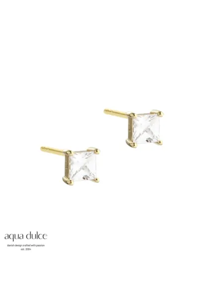 AQUA DULCE | EDGE MEDIUM EARSTUD | GOLDEN