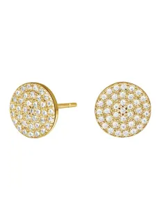 Joanli Nor | Sølv Forgyldt Ørestikker ANNIENOR Runde 9mm