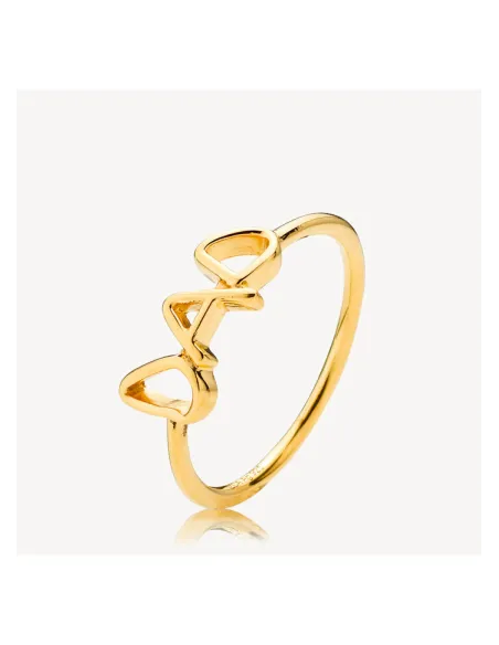 Sistie | Fam Dad Ring Sølv Forgyldt