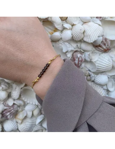 Heiring Garnet Top – udskiftelig granatsten til armbånd, dybrød og unik.