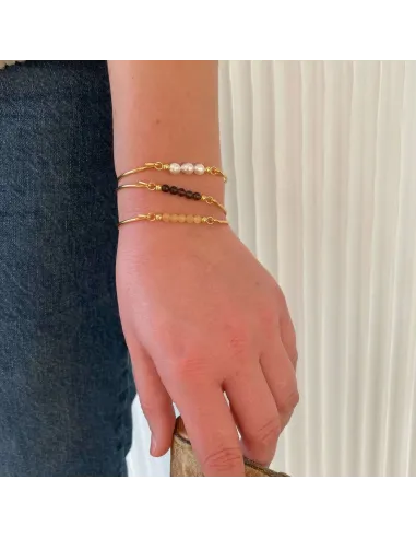 HEIRING | Gul Jade TOP TIL ARMRING FORGYLDT