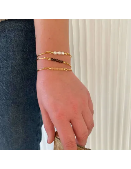 HEIRING | Gul Jade TOP TIL ARMRING FORGYLDT HEIRING | Gul Jade TOP TIL ARMRING FORGYLDT